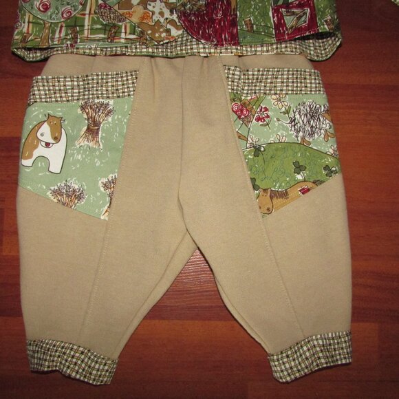 Farm Themed Pants and Jacket Set - NEW - Picture 6 of 12